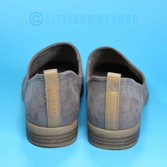 EUC Dr. Scholl's Ruler Loafer, Taupe Gray, Size 7 - Picture 4 of 7